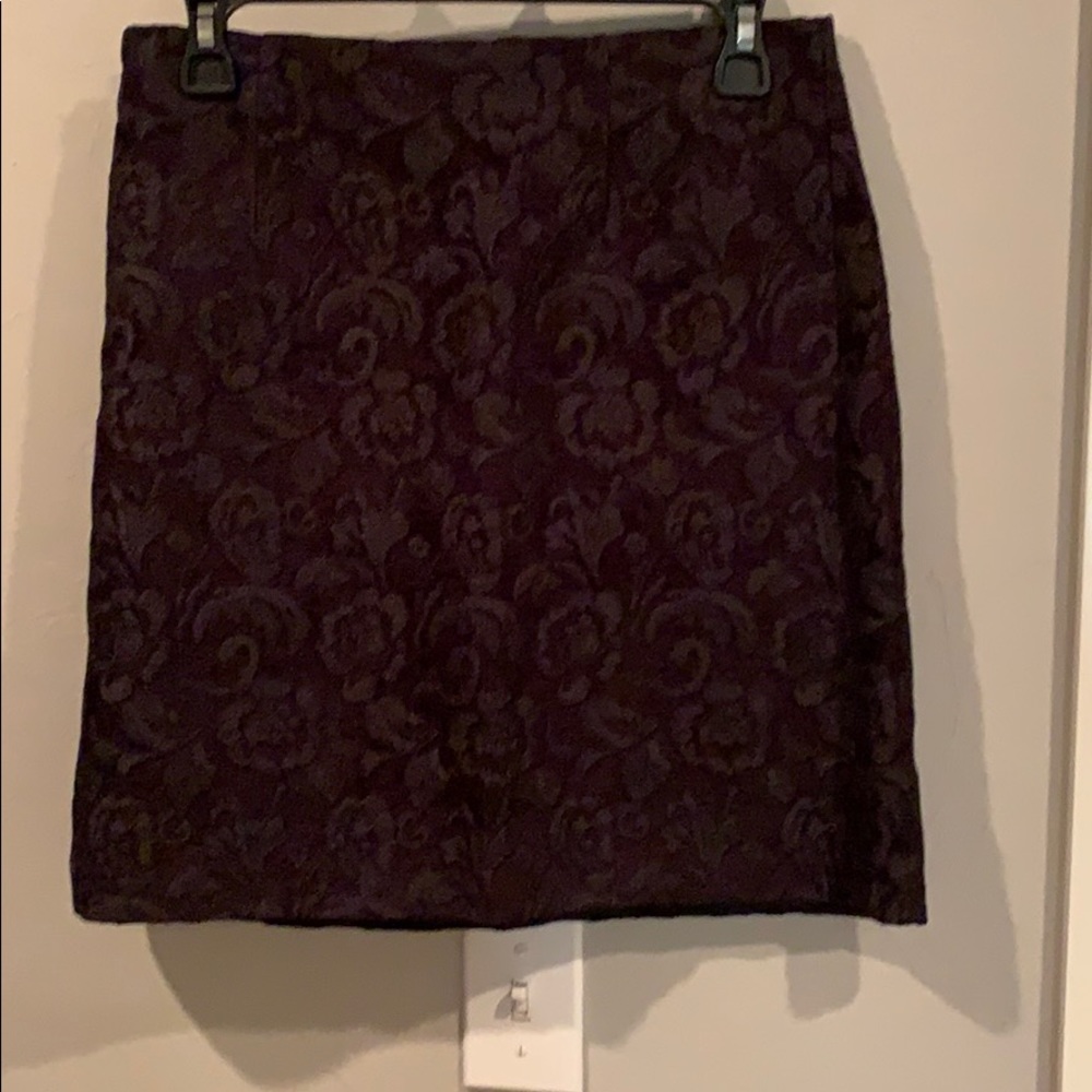 Black lace skirt